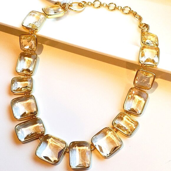 J. Crew Jewelry - NWT J.CREW Faceted Crystal Statement Necklace